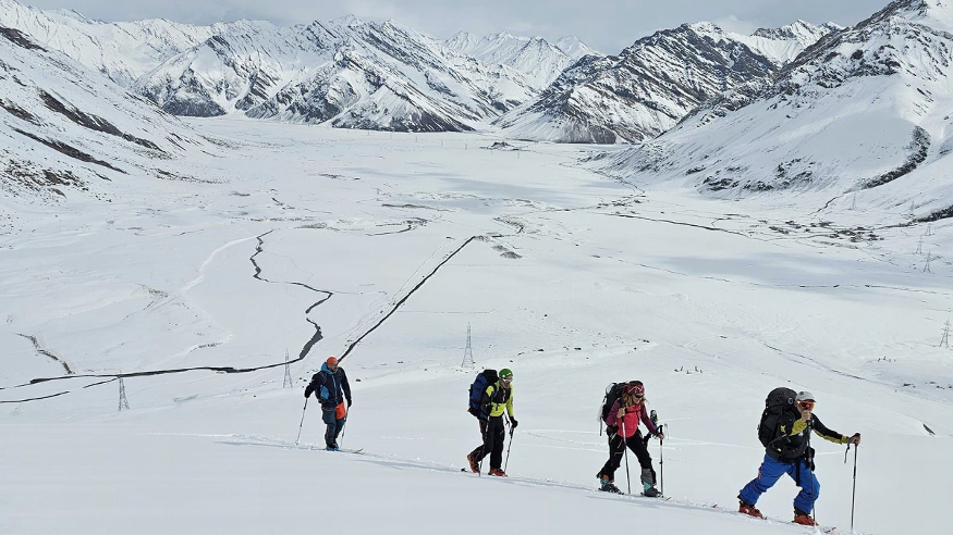 martina sci alpinismo Zanskar